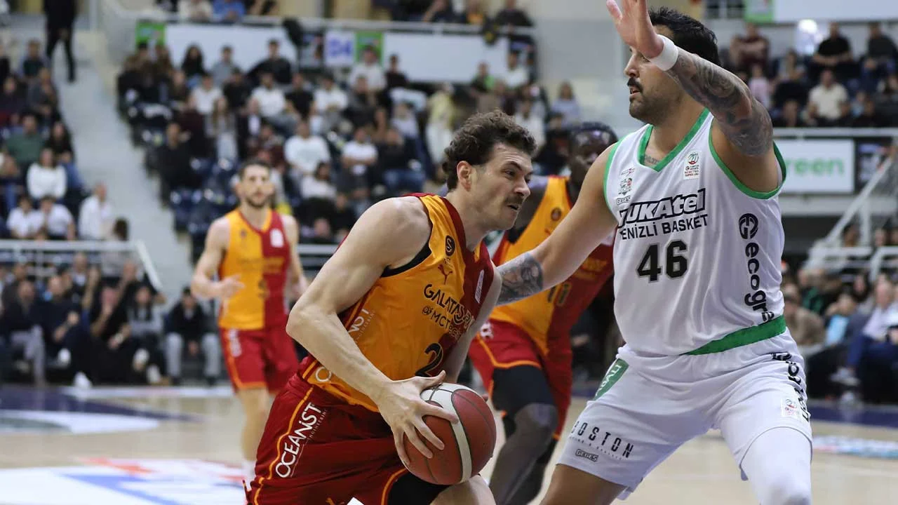 Galatasaray MCT Technic Yukatel Denizli Basket’i deplasmanda 87-74 yendi