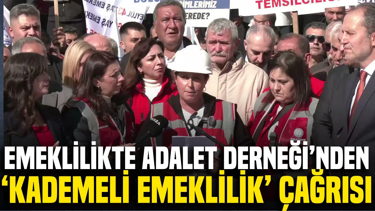 EMADDER’den Ankara Ulus’ta ‘kademeli emeklilik’ çağrısı