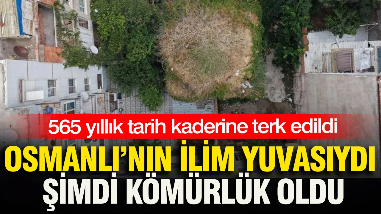 565 yıllık Osmanlı mirası kömürlük oldu