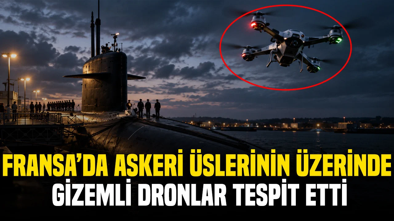 Fransa’da askeri üslerin üzerinde gizemli dronlar tespit edildi