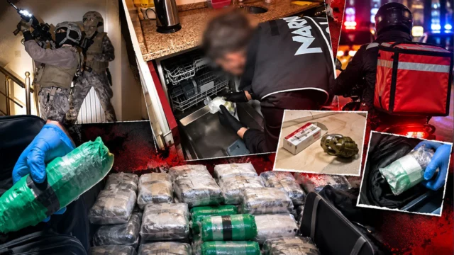 Bulaşık makinesinde 100 kilo uyuşturucu çıktı
