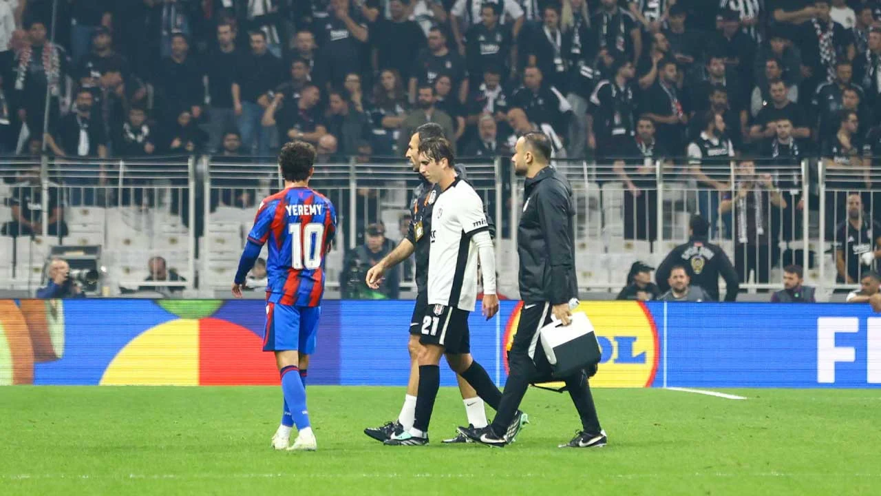 Beşiktaş’ta Fabio Miretti Crystal Palace maçında sakatlandı