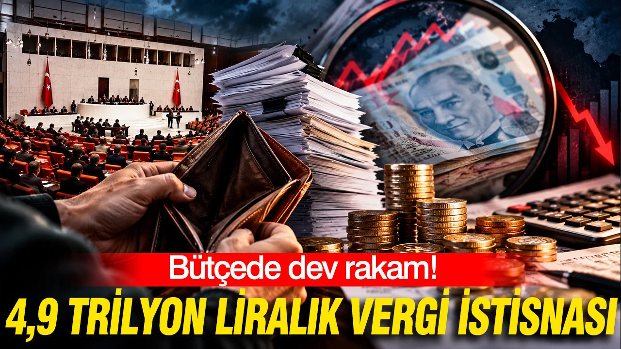 4,9 trilyon liralık vergi istisnası