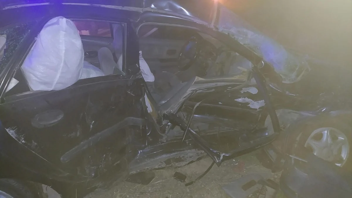 Mardin’de hafif ticari araç ile otomobil çarpıştı: 1 ölü 3 yaralı